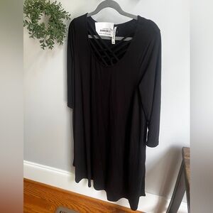 NWT Zenana Premium Lattice Dress with Pockets.